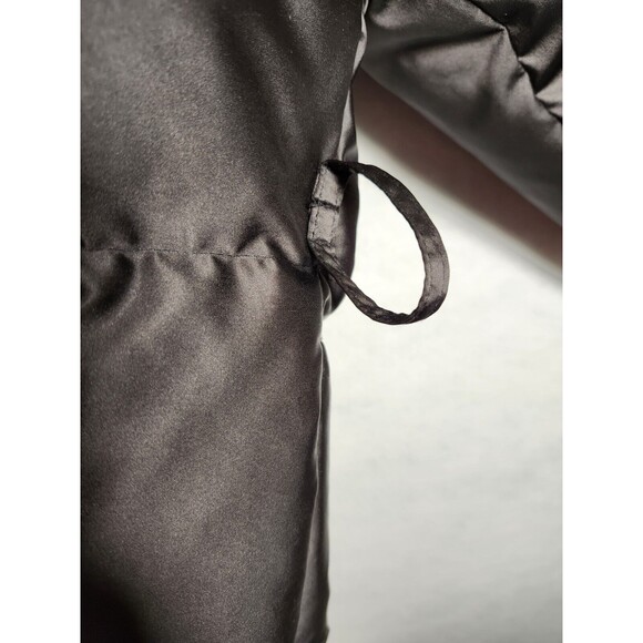 Ralph Lauren Black Label Puffer Jacket Sz 14 Womens Front Zip Pillow Neck - Picture 7 of 15